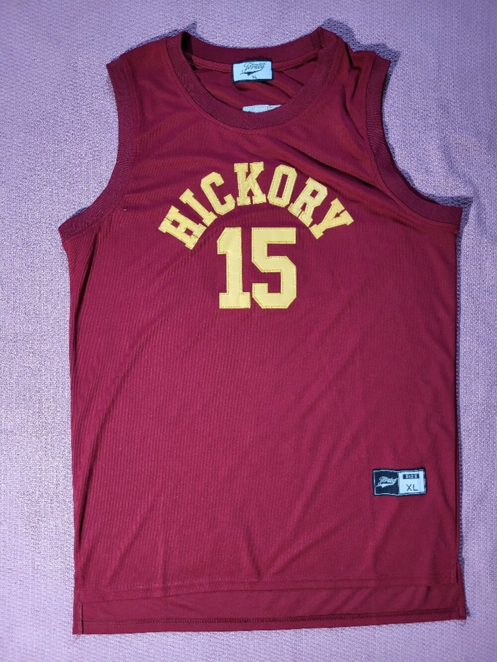Throwback Jersey Hickory Chitwood #15 Stitched Jersey - Size XL